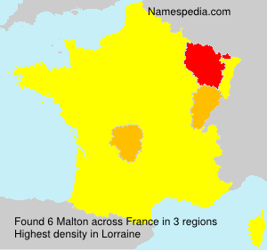 Surname Malton in France Surname Malton in France