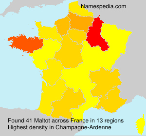 Surname Maltot in France Surname Maltot in France