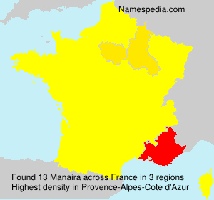 Surname Manaira in France Surname Manaira in France