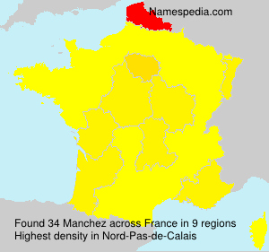 Surname Manchez in France Surname Manchez in France