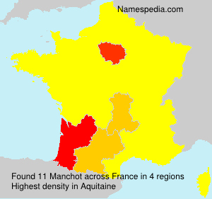 Surname Manchot in France Surname Manchot in France