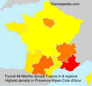 Surname Manfre in France Surname Manfre in France