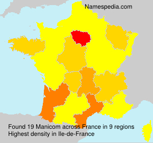 Surname Manicom in France Surname Manicom in France