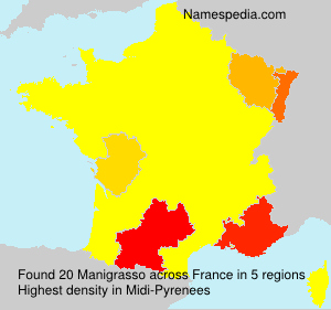 Surname Manigrasso in France Surname Manigrasso in France