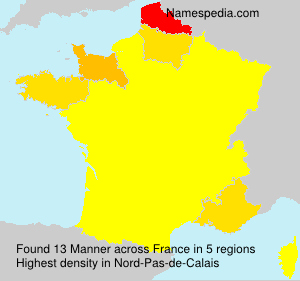 Surname Manner in France Surname Manner in France