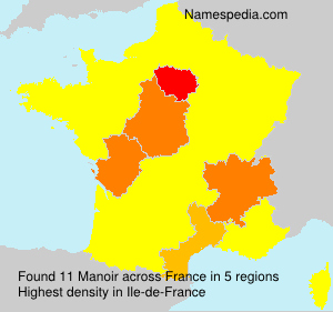 Surname Manoir in France Surname Manoir in France