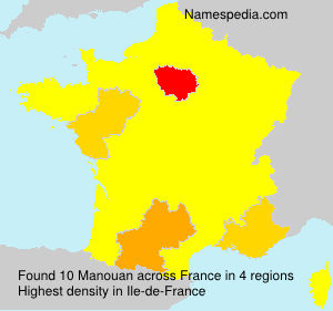 Surname Manouan in France Surname Manouan in France