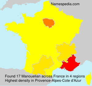 Surname Manouelian in France Surname Manouelian in France