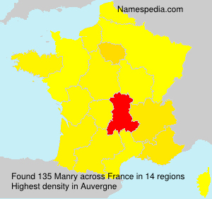 Surname Manry in France Surname Manry in France