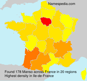 Surname Manso in France Surname Manso in France