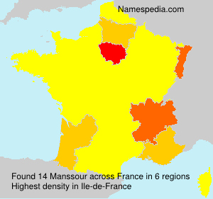 Surname Manssour in France Surname Manssour in France