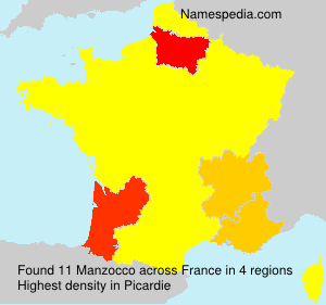 Surname Manzocco in France Surname Manzocco in France