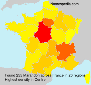 Surname Marandon in France Surname Marandon in France