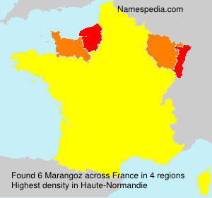 Surname Marangoz in France Surname Marangoz in France