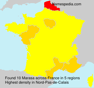 Surname Marasa in France