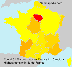Surname Marbouh in France Surname Marbouh in France