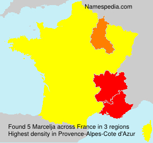 Surname Marcelja in France Surname Marcelja in France