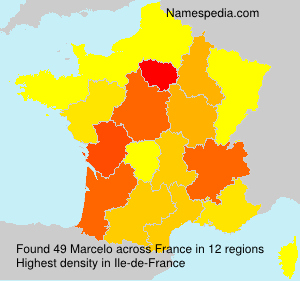Surname Marcelo in France Surname Marcelo in France