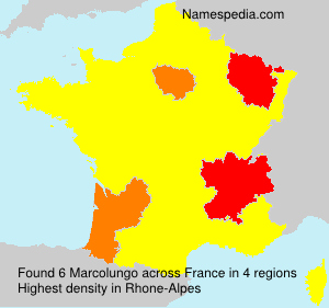 Surname Marcolungo in France Surname Marcolungo in France