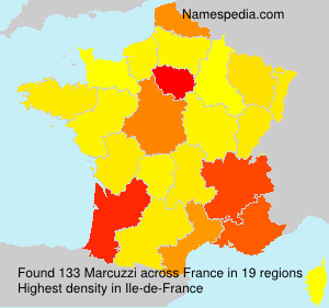 Surname Marcuzzi in France Surname Marcuzzi in France