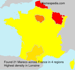 Surname Mareco in France