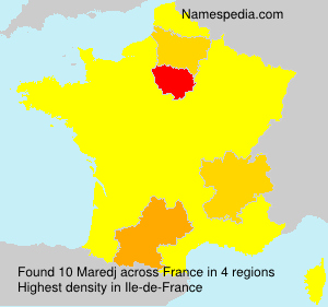 Surname Maredj in France Surname Maredj in France