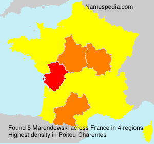 Surname Marendowski in France Surname Marendowski in France