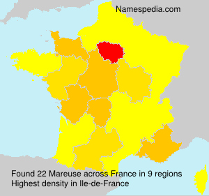 Surname Mareuse in France Surname Mareuse in France