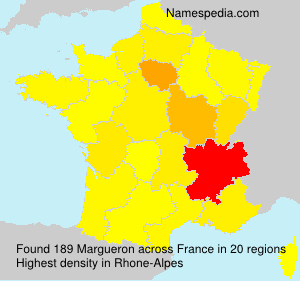 Surname Margueron in France Surname Margueron in France
