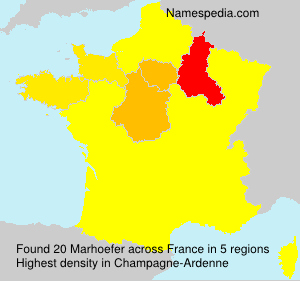 Surname Marhoefer in France Surname Marhoefer in France