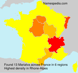 Surname Marialva in France Surname Marialva in France