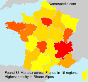 Surname Mariaux in France Surname Mariaux in France