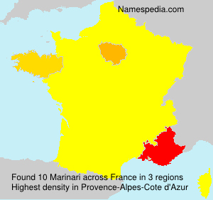 Surname Marinari in France Surname Marinari in France