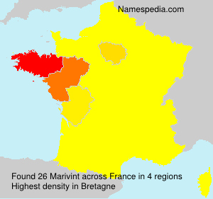 Surname Marivint in France Surname Marivint in France