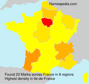 Surname Marka in France Surname Marka in France