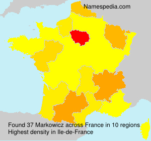 Surname Markowicz in France Surname Markowicz in France