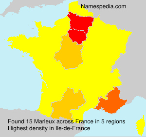 Surname Marleux in France Surname Marleux in France