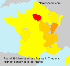 Surname Marmot in France Surname Marmot in France