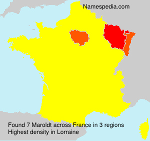 Surname Maroldt in France Surname Maroldt in France