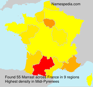 Surname Marrast in France Surname Marrast in France