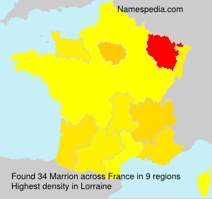Surname Marrion in France Surname Marrion in France