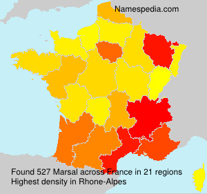 Surname Marsal in France Surname Marsal in France