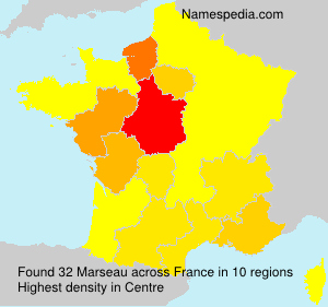 Surname Marseau in France Surname Marseau in France