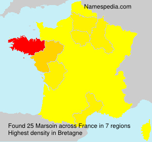 Surname Marsoin in France