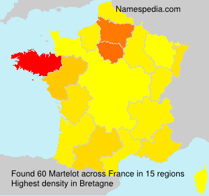 Surname Martelot in France Surname Martelot in France