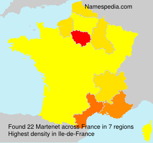 Surname Martenet in France Surname Martenet in France
