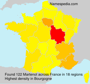 Surname Martenot in France Surname Martenot in France