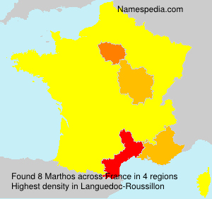 Surname Marthos in France Surname Marthos in France