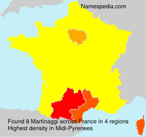 Surname Martinaggi in France Surname Martinaggi in France