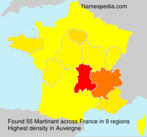 Surname Martinant in France Surname Martinant in France